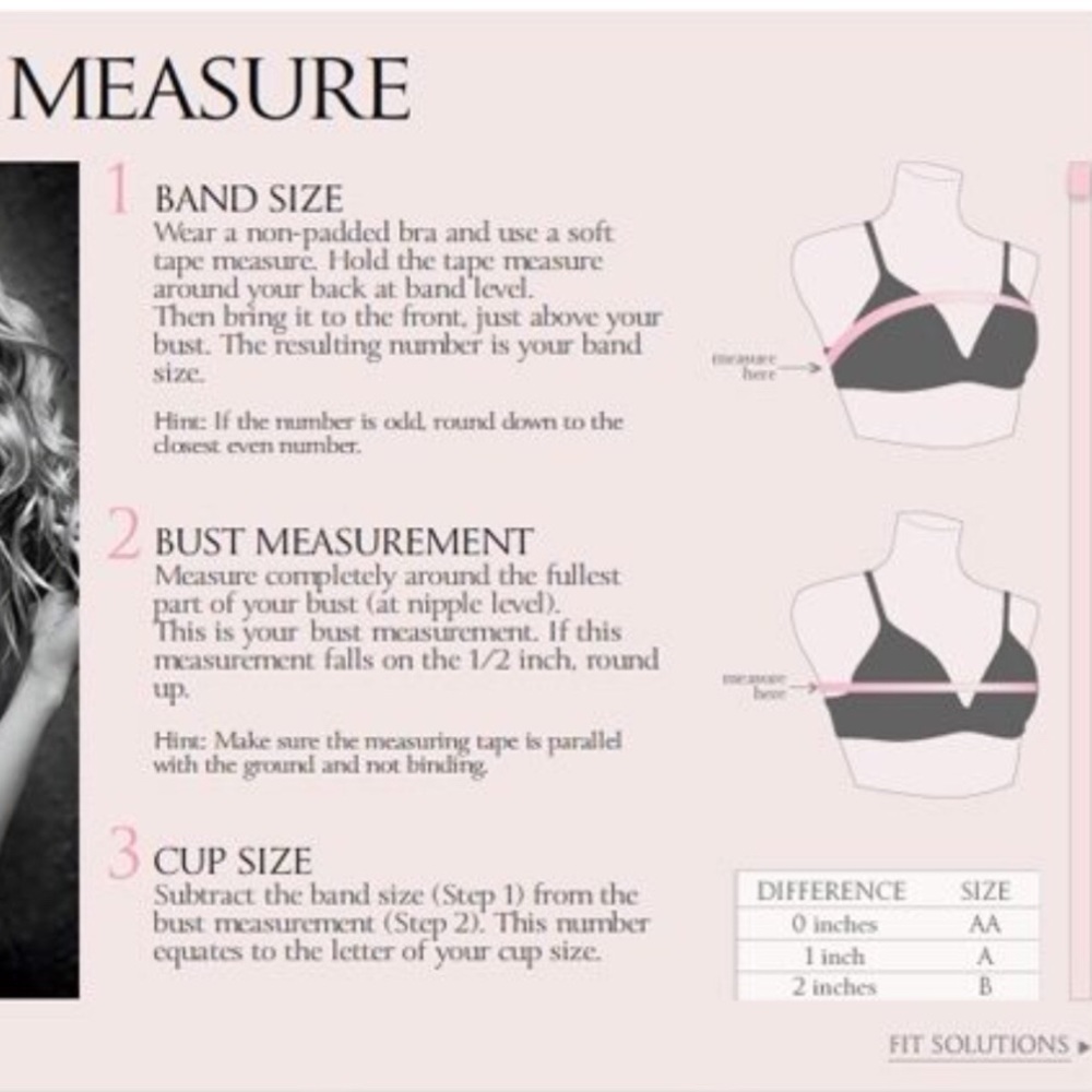 Tips For Proper Size/Fit/Style: VS Bras/Bralettes